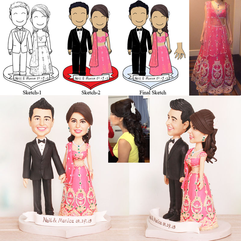 Indian Wedding Cake Toppers